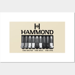 Hammond Organ logo and graphics Posters and Art